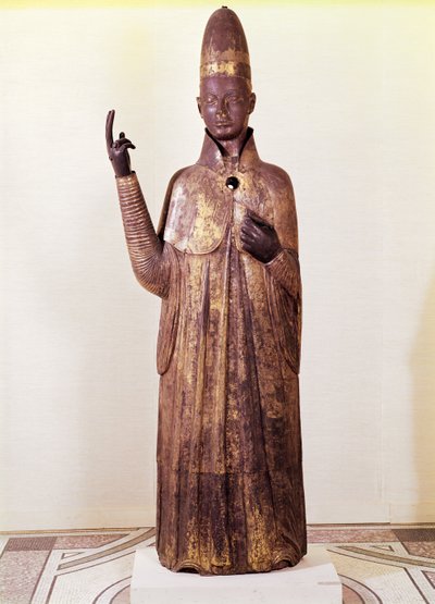 Statue of Pope Boniface VIII by Manno di Bandino